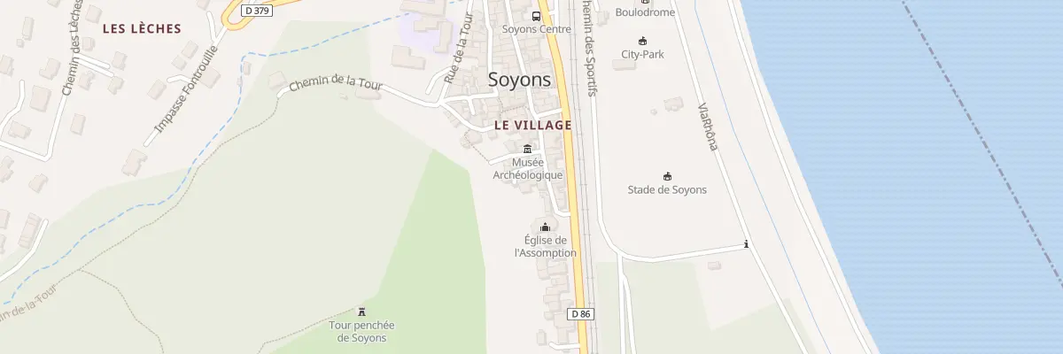 Plan du 1 Imp Soïo à Soyons