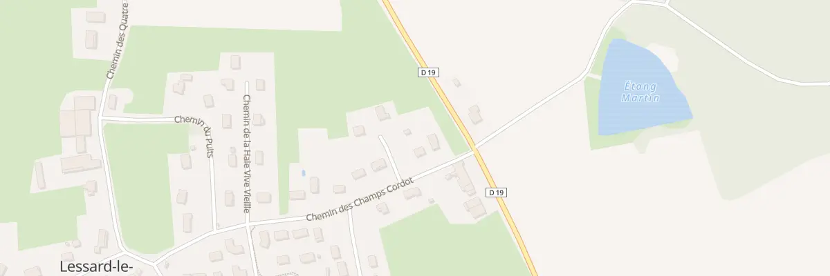 Plan du 17 Che des Champs Cordot à Lessard-le-National