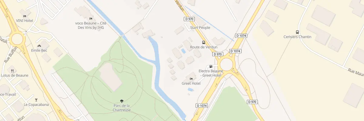 Plan du 54 Rte de Verdun à Beaune