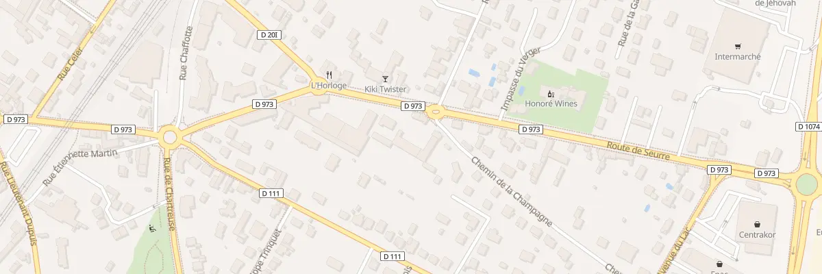 Plan du 10 Rte de Seurre à Beaune