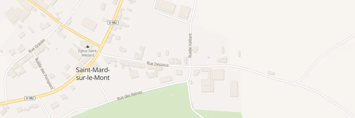 Plan du 11 Rue Dessous à Saint-Mard-sur-le-Mont
