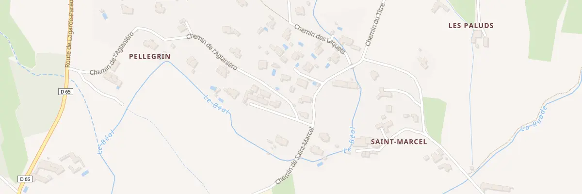 Plan du 9001 Che de l’Aglaniero à Sérignan-du-Comtat