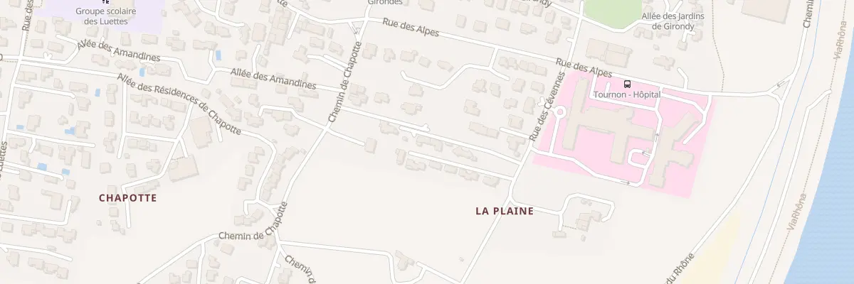Plan du 117 Rue des Cévennes à Tournon-sur-Rhône
