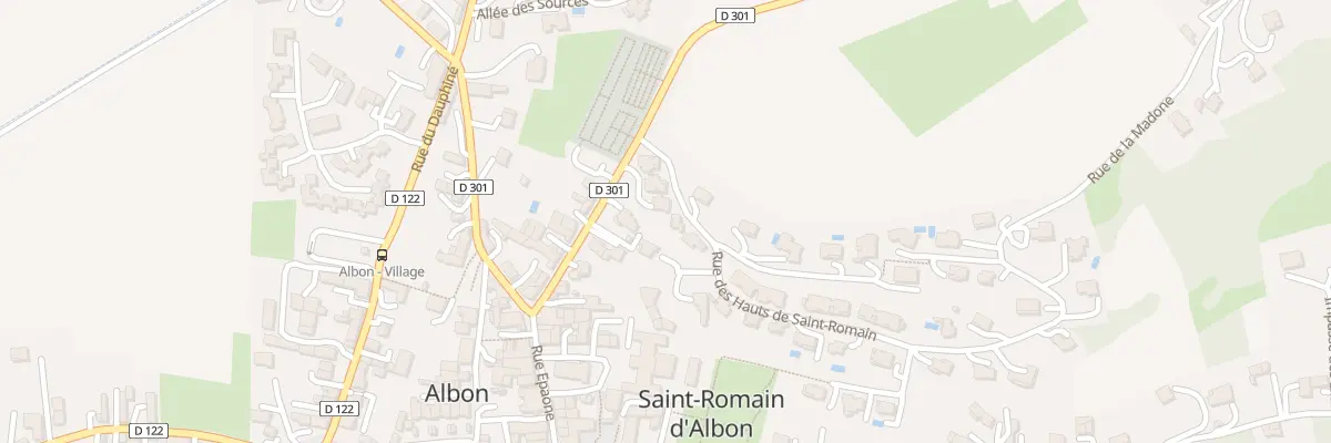 Plan du 70 Rue des Hauts de Saint-Romain à Albon