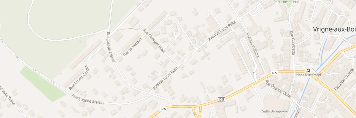 Plan du 36 Rue Louis Reitz à Vrigne aux Bois