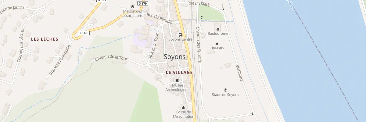 Plan du 25 Pl de l’Eglise à Soyons