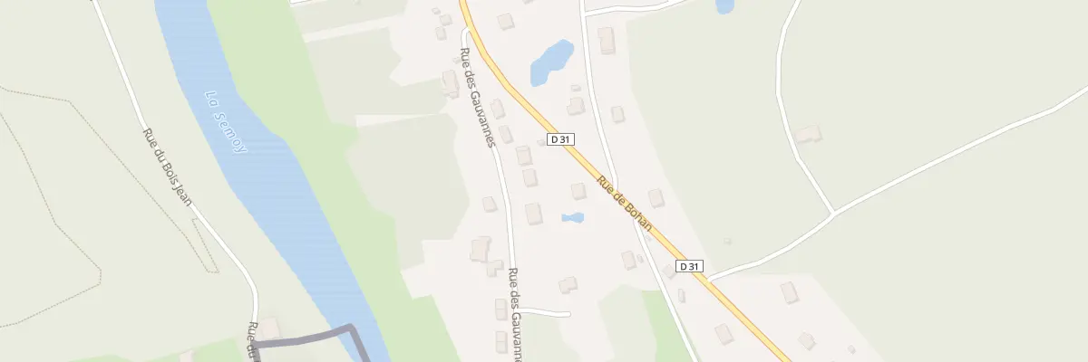 Plan du 4 Rue des Gauvannes aux Hautes-Rivières