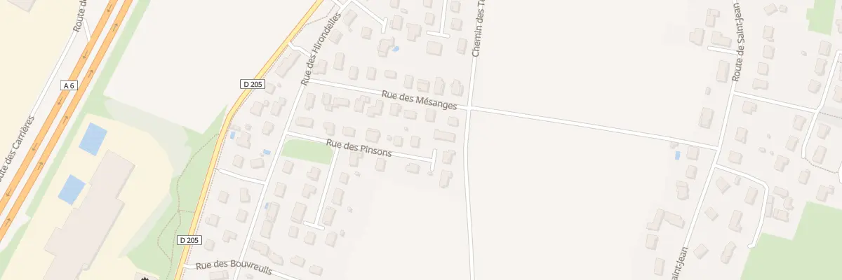 Plan du 11 Rue des Pinsons à Saint-Martin-Belle-Roche