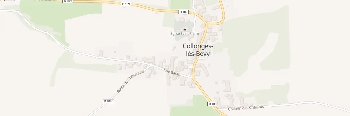 Plan du 14 Rue Basse à Collonges-lès-Bévy