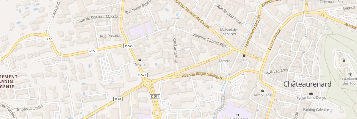 Plan du 9 Rue Lamartine à Châteaurenard