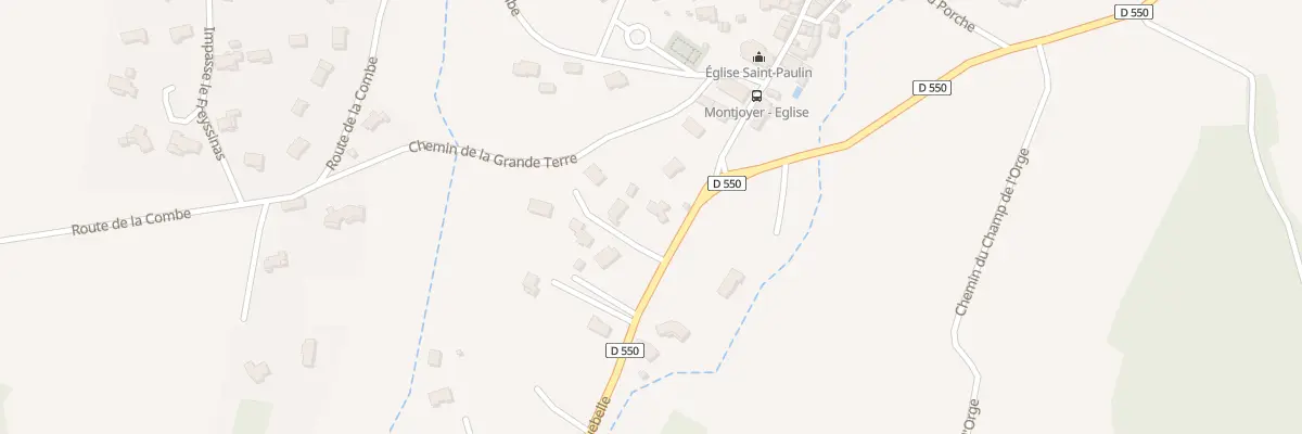 Plan du 6115 Rte d’Aiguebelle à Montjoyer