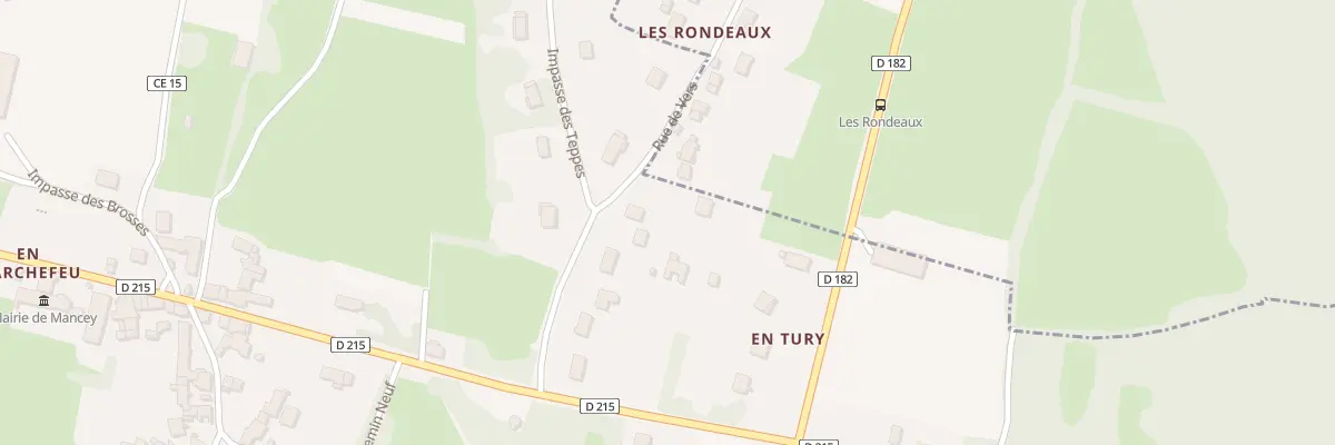 Plan du 14 Rue de Vers à Mancey