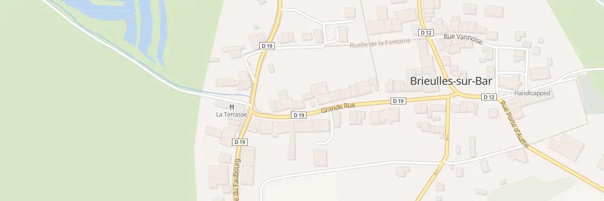 Plan du 22 Gr Grande Rue à Brieulles-sur-Bar