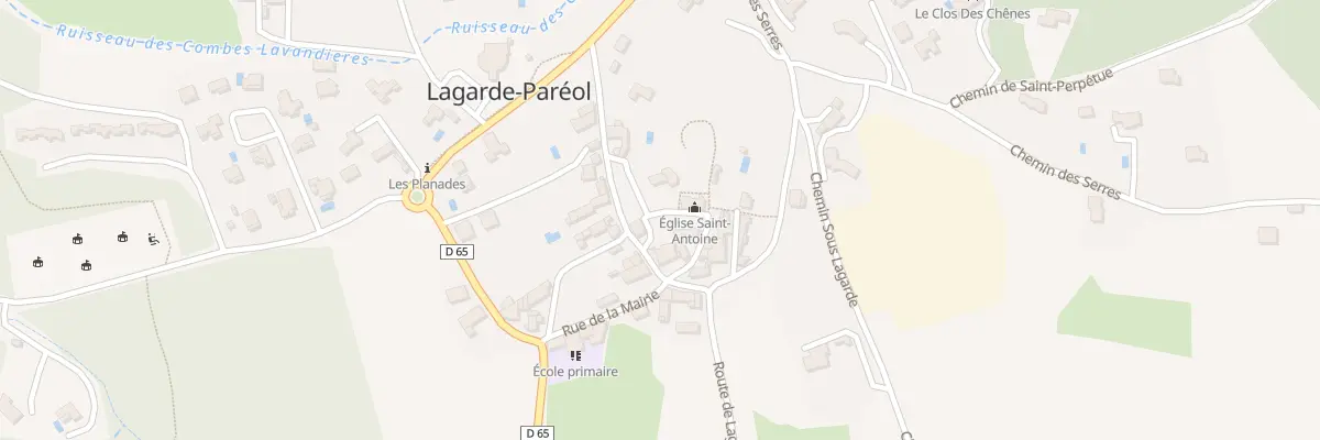 Plan du 5074 Village à Lagarde-Paréol