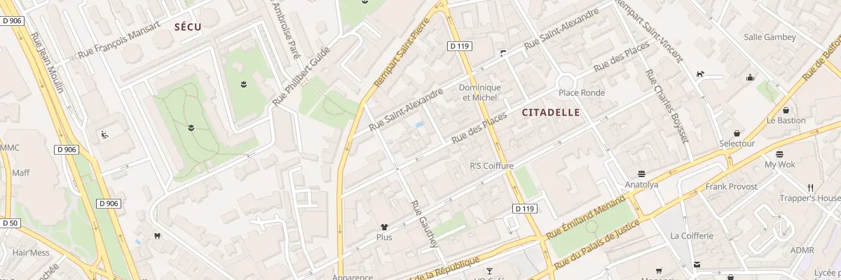 Plan du 30 Rue des Places à Chalon-sur-Saône