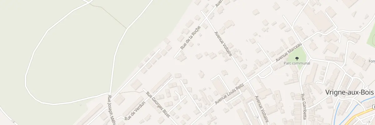 Plan du 12 Rue de la Roche à Vrigne aux Bois