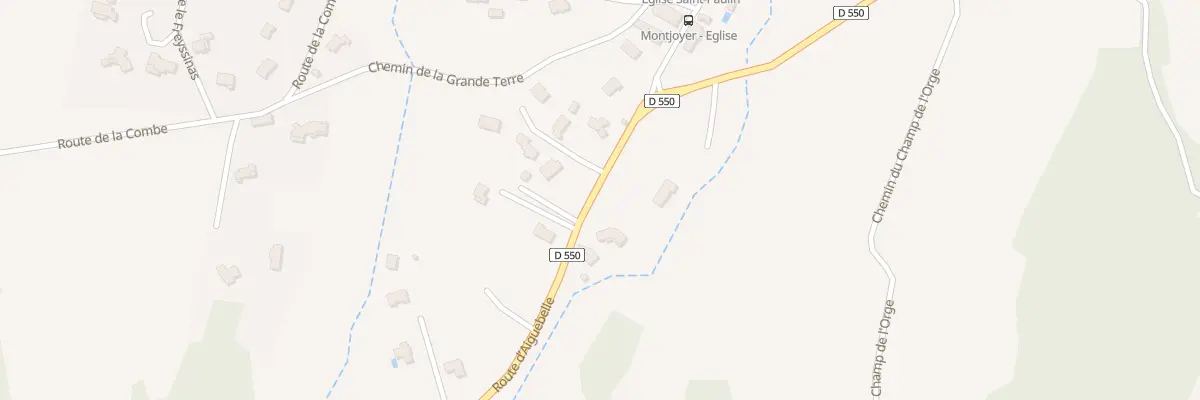 Plan du 6118 Rte d’Aiguebelle à Montjoyer