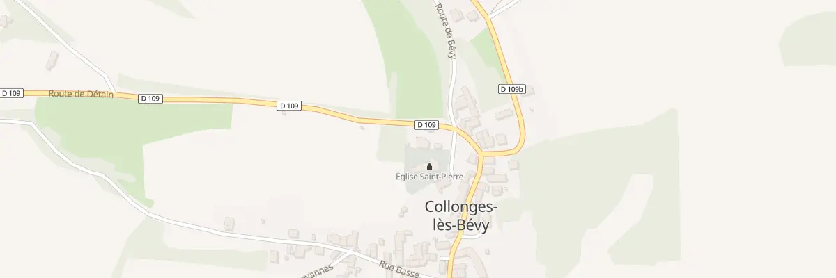 Plan du 1 Rte de Détain à Collonges-lès-Bévy