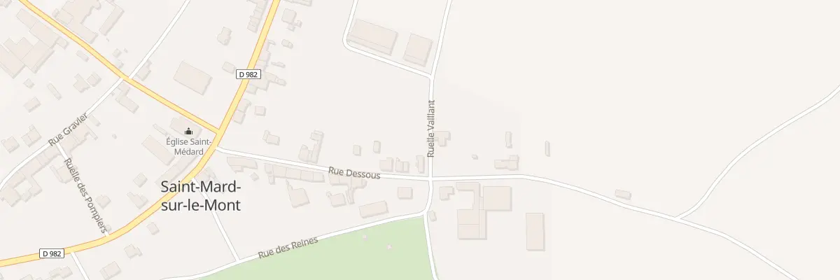 Plan du 13 Rue Dessous à Saint-Mard-sur-le-Mont