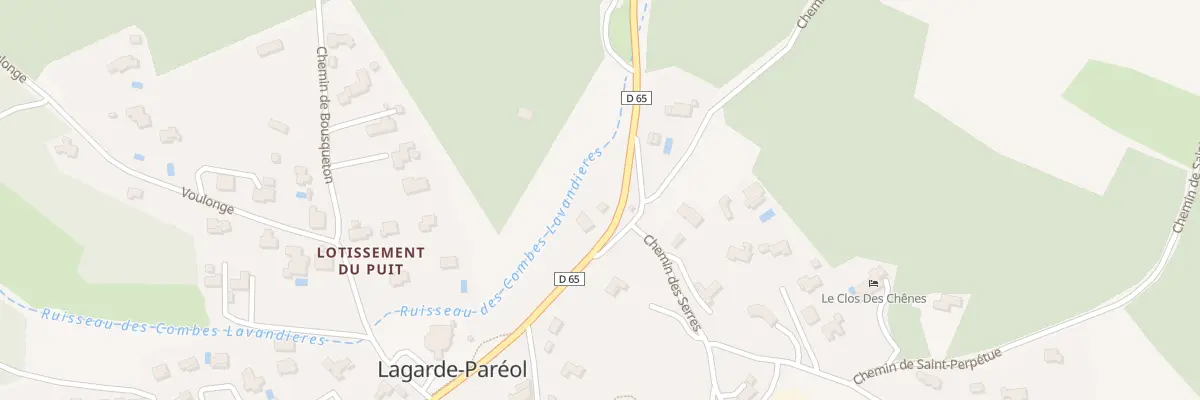 Plan du 5103 Le Puits à Lagarde-Paréol