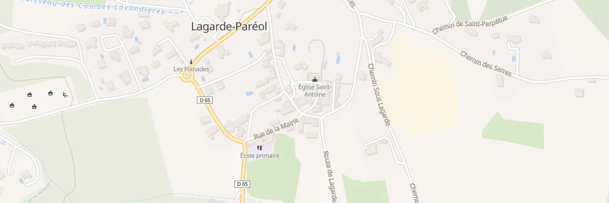 Plan du 5036 Village à Lagarde-Paréol