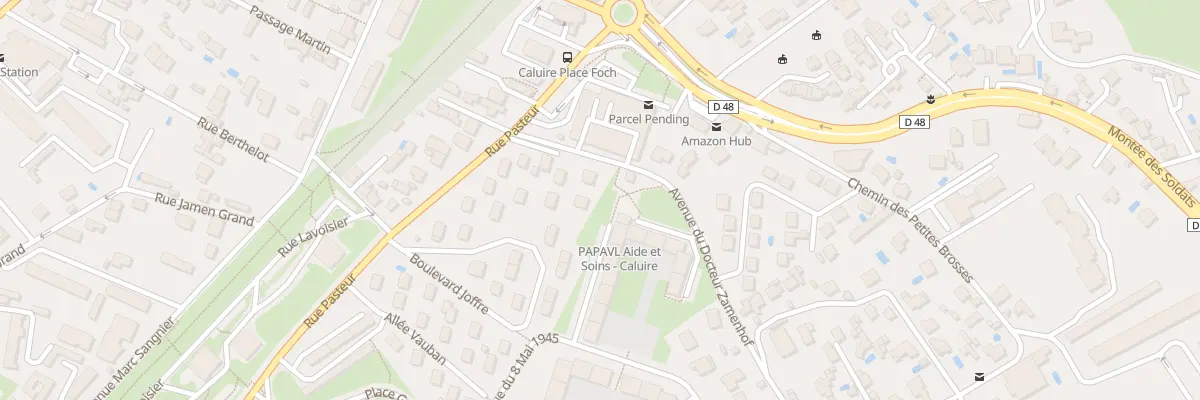 Plan du 611 Av du Huit Mai à Caluire-et-Cuire