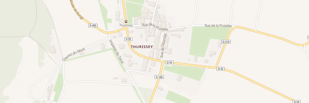 Plan du 5149 Thurissey à Montbellet