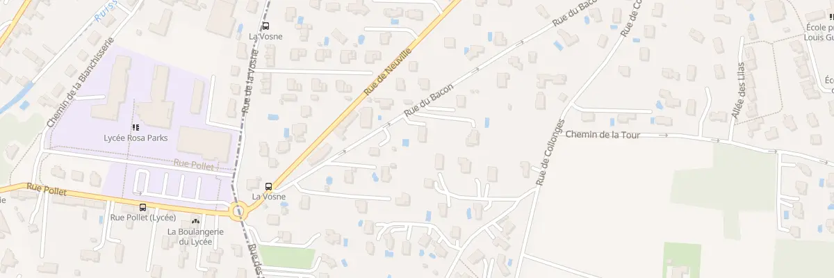 Plan du 561 Rue du Bacon à Montanay