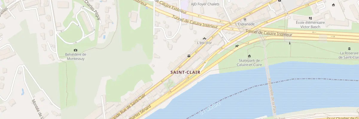 Plan du 47 Grande rue de Saint Clair à Caluire-et-Cuire