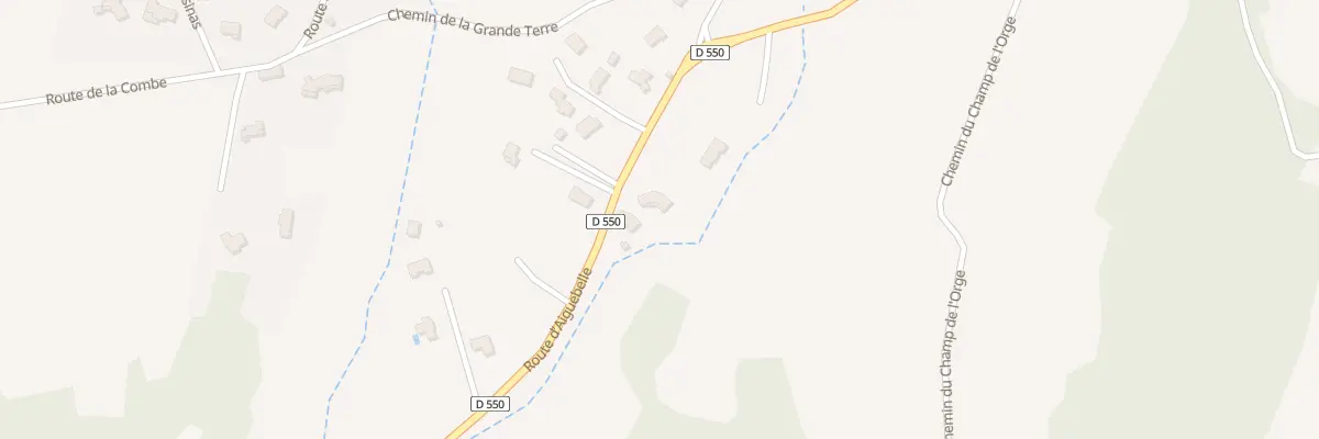 Plan du 6046 Rte d’Aiguebelle à Montjoyer