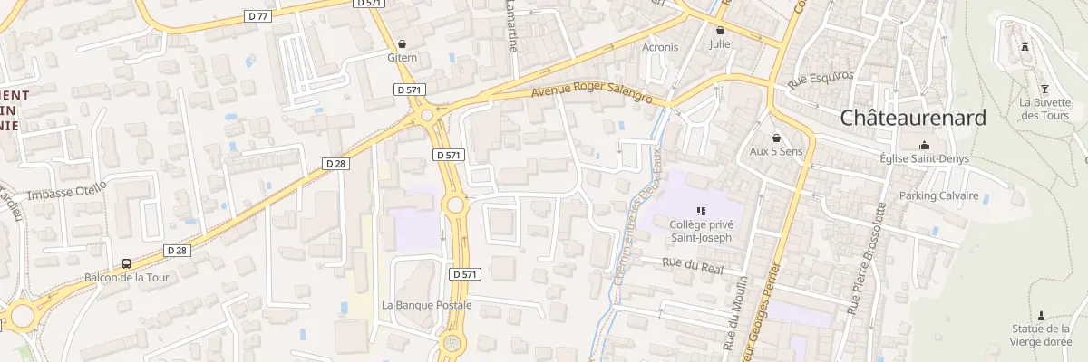 Plan du 6 Rue de la Gendarmerie à Châteaurenard