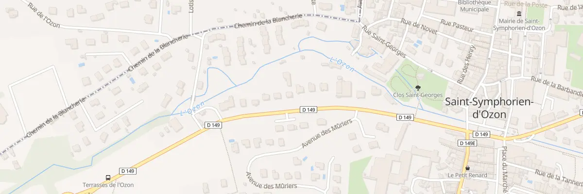 Plan du 9007 Av du 8 Mai 1945 à Saint-Symphorien-d’Ozon