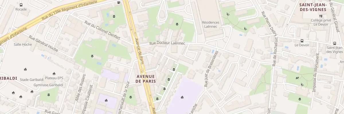 Plan du 31 Rue Docteur Laennec à Chalon-sur-Saône