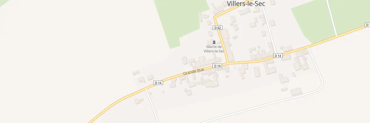 Plan du 5044 Gr Grande Rue à Villers-le-Sec