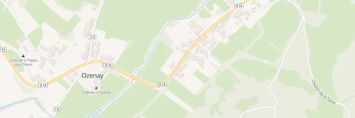 Plan du 5033 Le Bourg à Ozenay