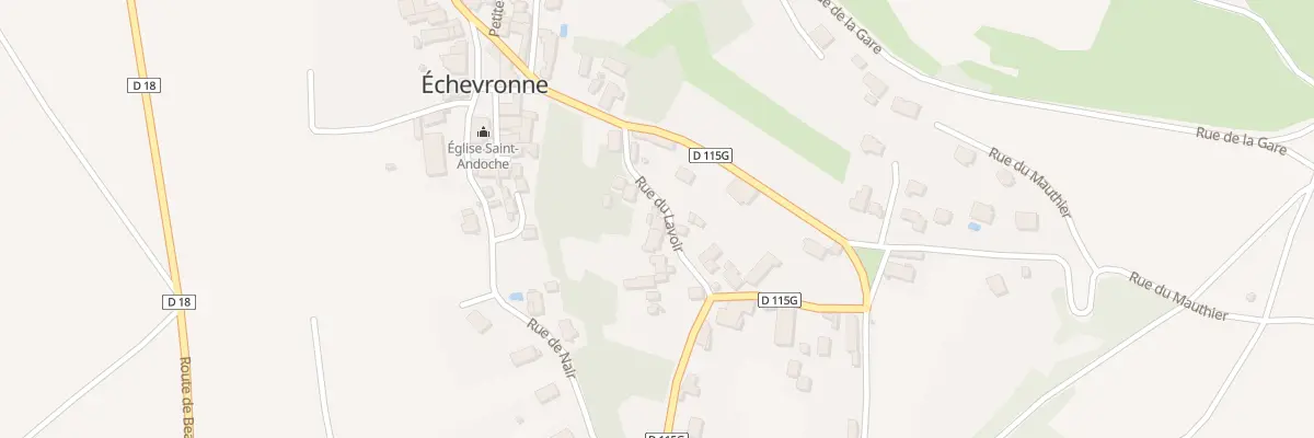 Plan du 5015 Au Village à Échevronne