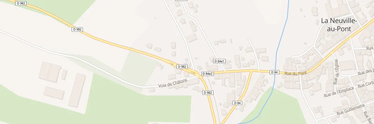 Plan du 5230 Rte de Vouziers à La Neuville-au-Pont