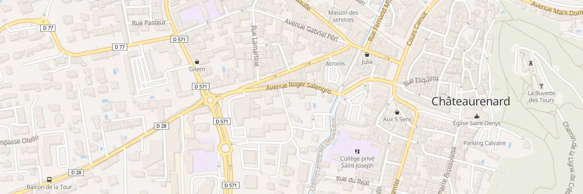 Plan du 1 Rue de la Gendarmerie à Châteaurenard