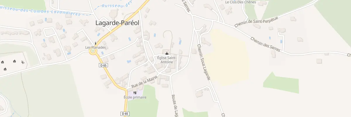 Plan du 5137 Village à Lagarde-Paréol