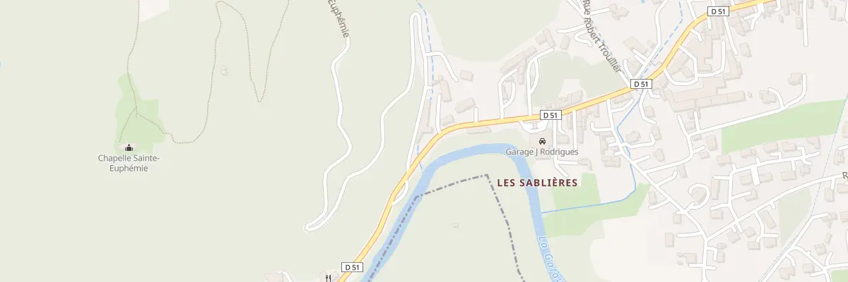 Plan du 352 Rue de la Vallée à Saint-Uze
