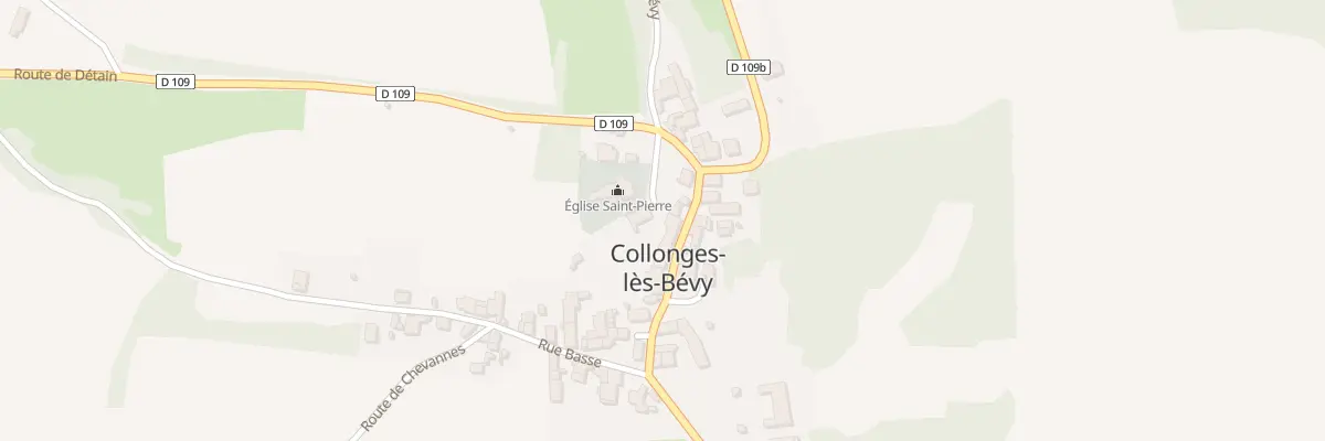 Plan du 13 Rue Haute à Collonges-lès-Bévy