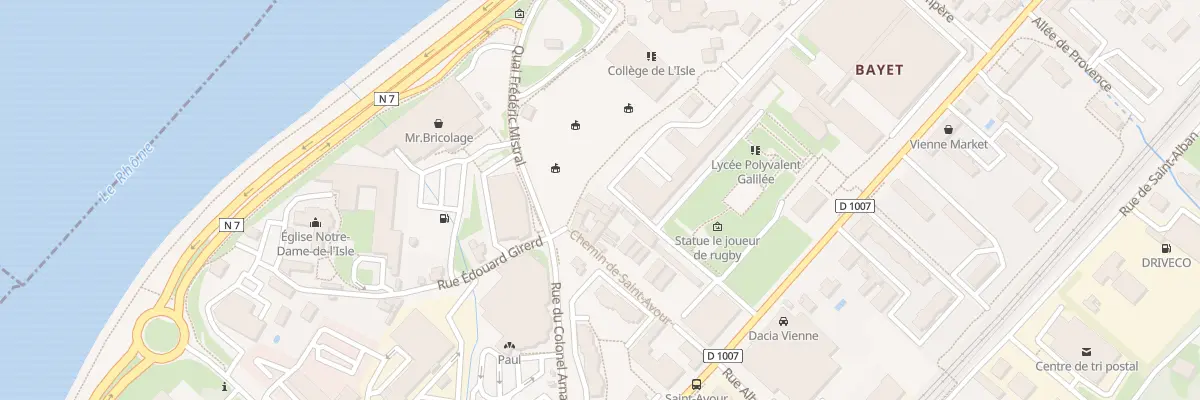 Plan du 5 Rue Edouard Girerd à Vienne