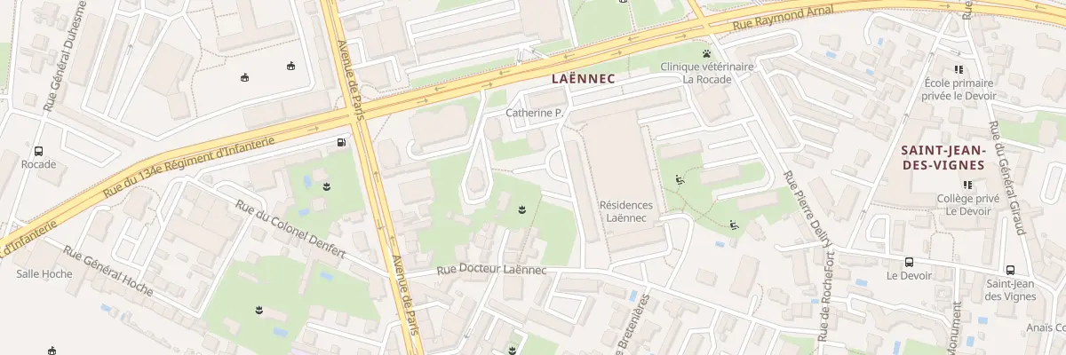 Plan du 15 Rue du 56eme Ri à Chalon-sur-Saône