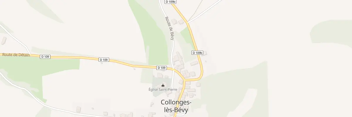 Plan du 8 Rte de Bevy à Collonges-lès-Bévy