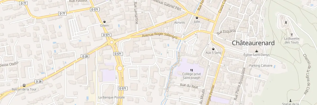 Plan du 3 Rue de la Gendarmerie à Châteaurenard
