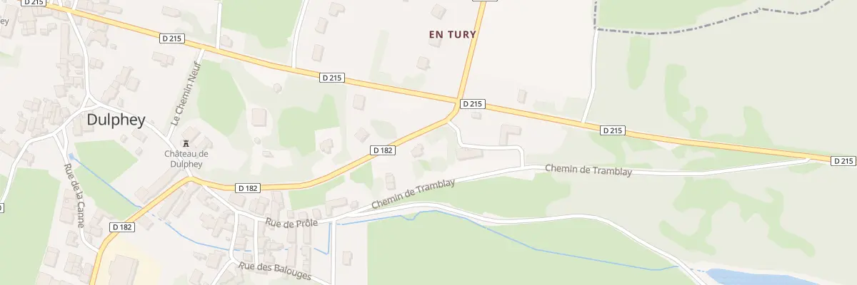 Plan du 1 Rte de Brancion à Mancey
