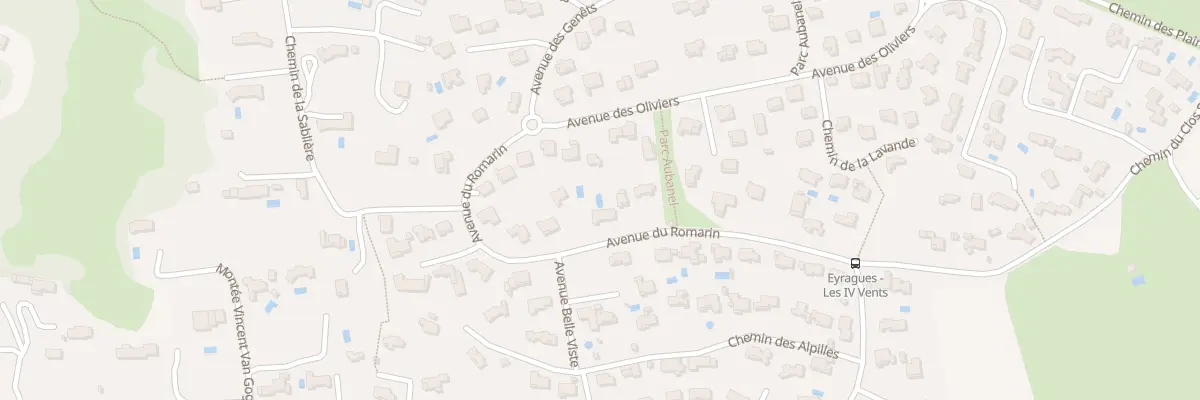 Plan du 14 Av du Romarin à Eyragues