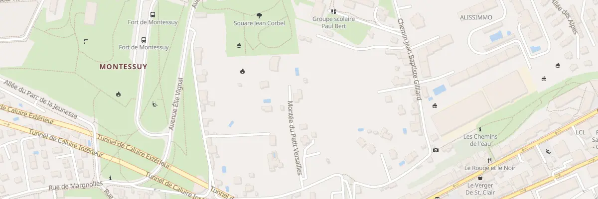 Plan du 10 Mte du Pet Versailles à Caluire-et-Cuire