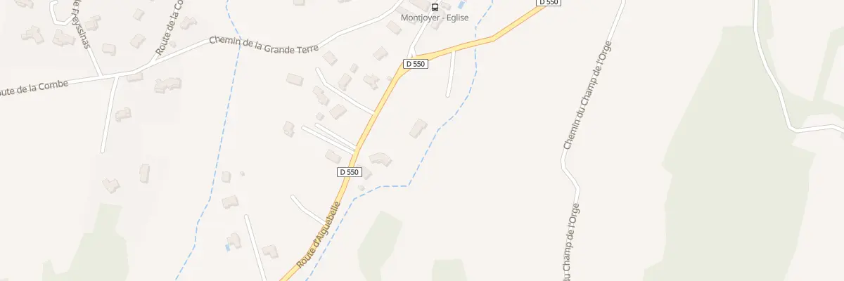 Plan du 46 Che des Coastes à Montjoyer