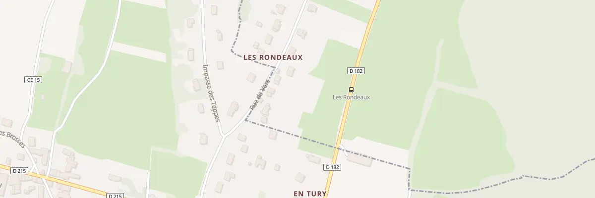Plan du 5093 En Tury à Vers